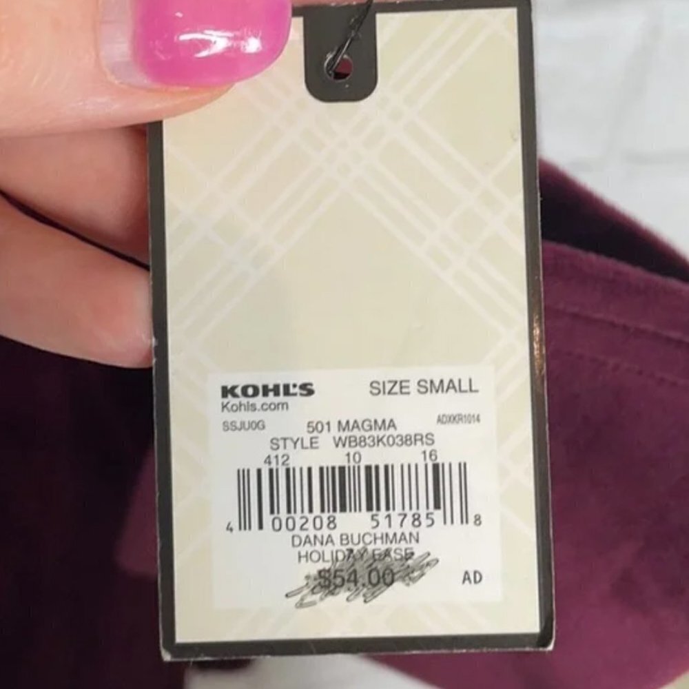 NWT Dana Buchman Cowl Neck Long Sleeve - Picture 4 of 8